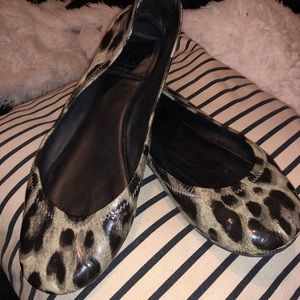 Leopard Tory Burch flats
